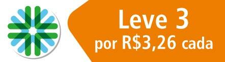 Leve 3 por R$ 3,26 cada