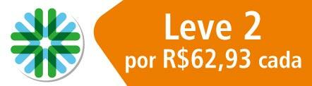 Leve 2 por R$ 62,93 cada