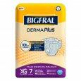 Fralda para Incontinência Bigfral Derma Plus XG 07 unidades