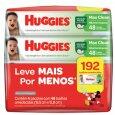 Toalha Umedecida Infantil Huggies Leve Mais Por Menos 192 unidades