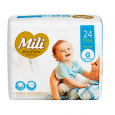 Fralda Mili Love & Care Jumbo G 24 unidades