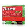 Tylenol Sinus 500mg + 30mg com 24 Comprimidos