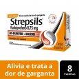 Strepsils Laranja 08 Pastilhas