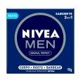 Sabonete Nivea Men 3 em 1 Original 90g