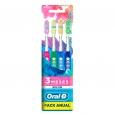 Escova Dental Oral B Indicator Color Colection Macia 35 4 unidades