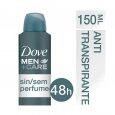 Desodorante Dove Aerossol Men Sem Perfume 150ml