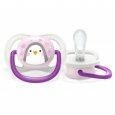 Chupeta Avent Ultra Air Menina Pinguim Unit 0-6 Meses