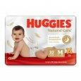 Fralda Huggies Natural  Care Mega M 32 Unidades